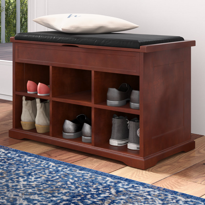 Charlton Home Barrentyne Shoe Storage Bench & Reviews | Wayfair